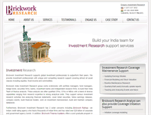 Tablet Screenshot of brickworkresearch.com